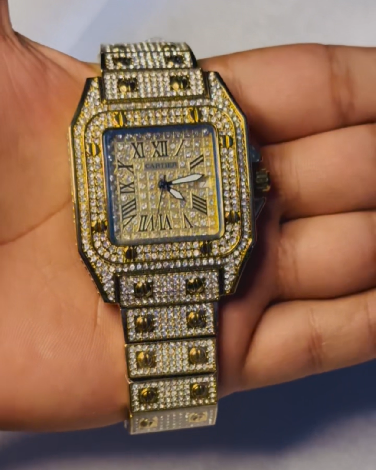 Royal Frost - Iced Gold Watch Cartier